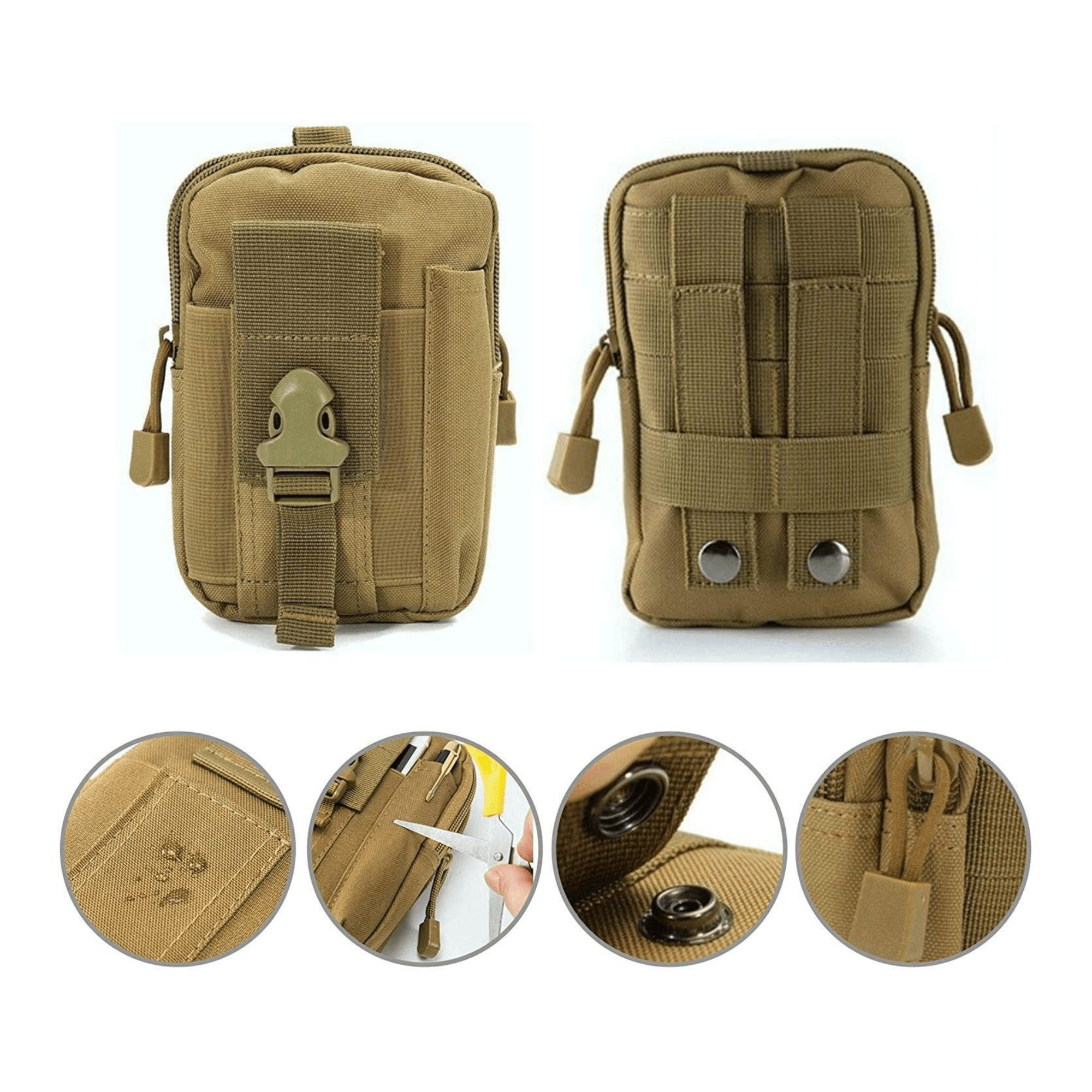 Tactical MOLLE Pouch & Waist Bag for Hiking & Outdoor Activities-42