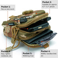 Load image into Gallery viewer, Tactical MOLLE Pouch & Waist Bag for Hiking & Outdoor Activities-52
