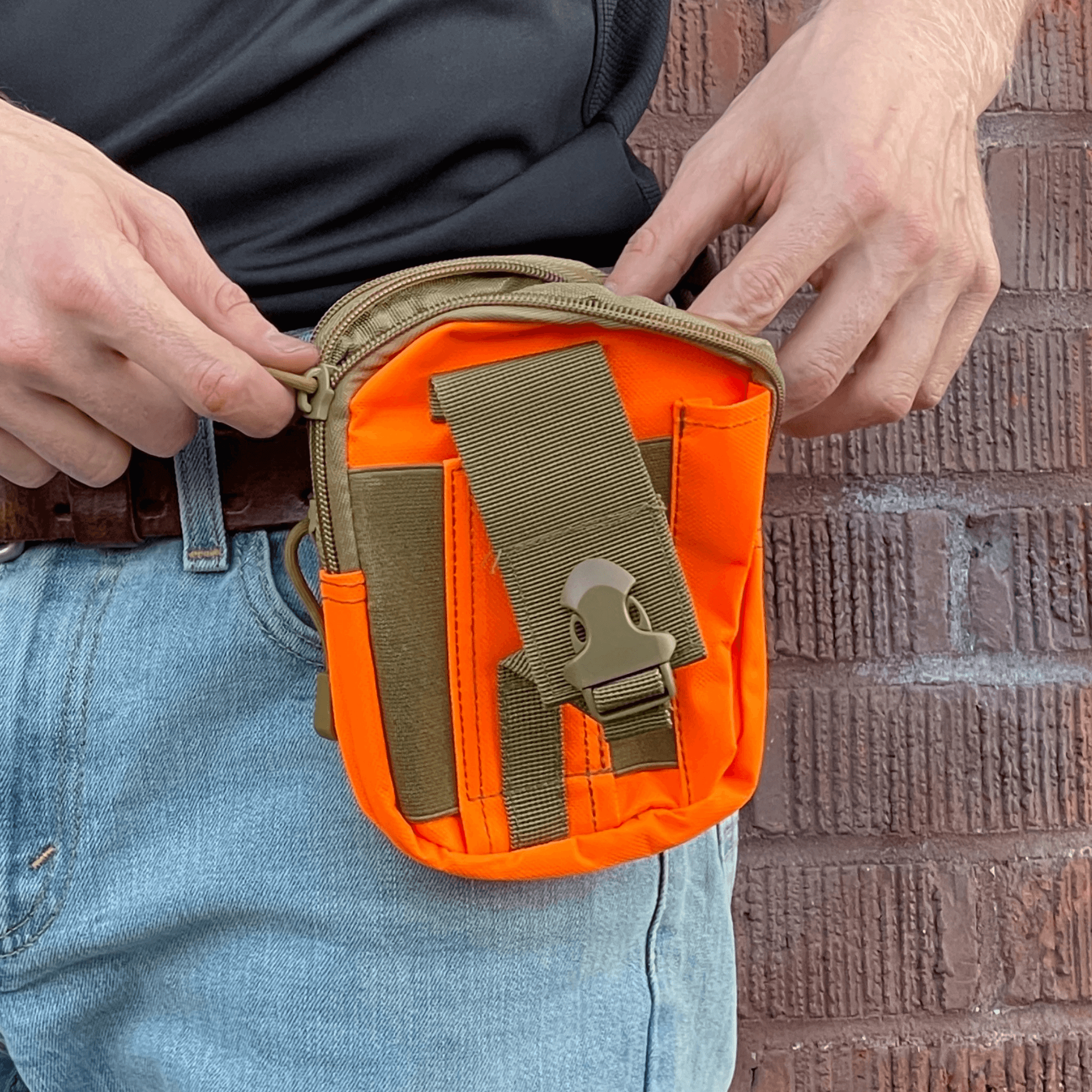 Tactical MOLLE Pouch & Waist Bag for Hiking & Outdoor Activities-29