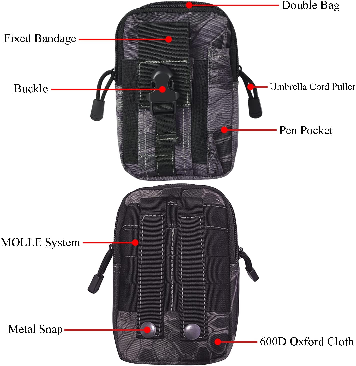 Tactical MOLLE Pouch & Waist Bag for Hiking & Outdoor Activities-53