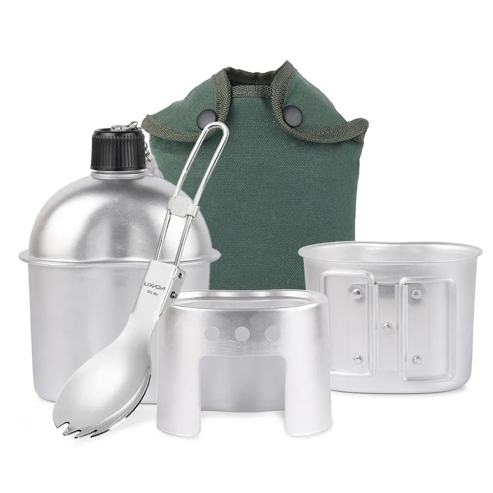 Aluminum Cookware Set with Stove - Outland Gear