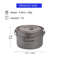 Load image into Gallery viewer, Camping Tableware Titanium Cookware set - Outland Gear
