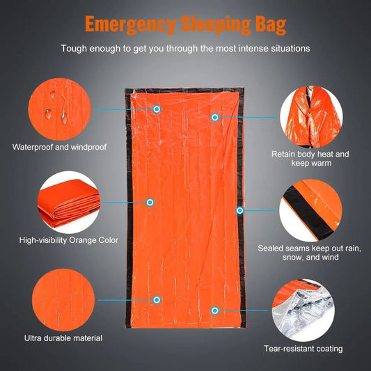 Emergency Thermal Sleeping Bag - Outland Gear