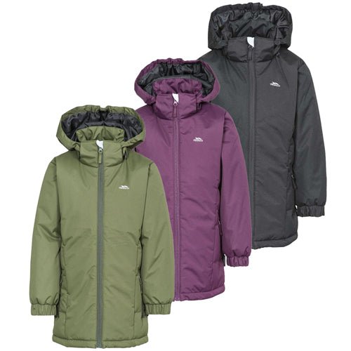 Girls Trespass Primula Padded Water Resistant School Jacket - Outland Gear
