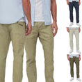 Load image into Gallery viewer, Mens Straight Fit Linen Blend Trousers - Outland Gear
