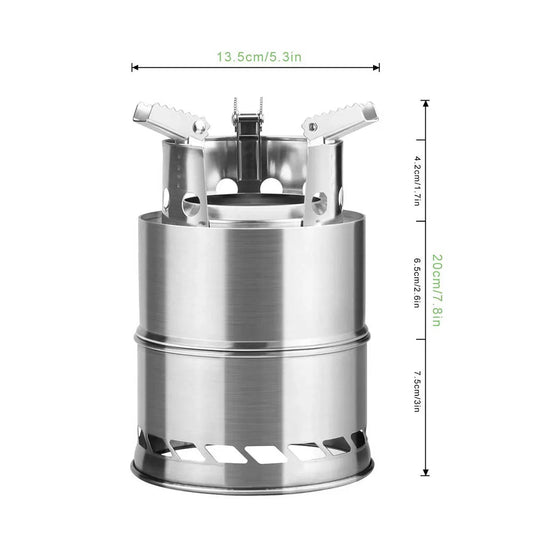 Portable Stainless Steel Stove - Outland Gear