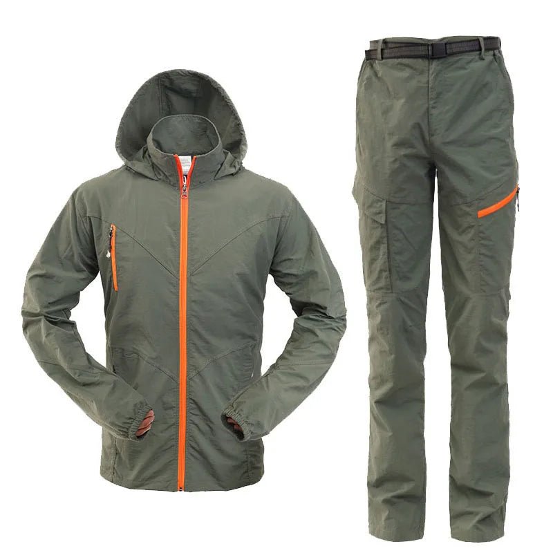 Quick Dry Breathable Jackets and Pants Set - Outland Gear
