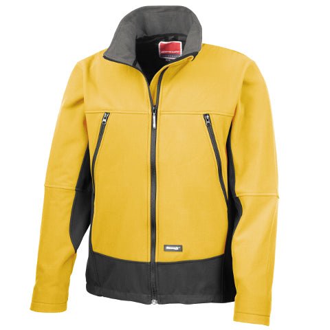 Result Soft Shell Activity Jacket - Yellow - Outland Gear