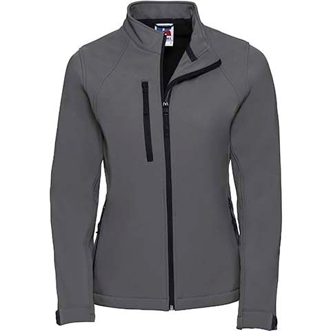 Russell Ladies Soft Shell Jacket - Titanium - Outland Gear